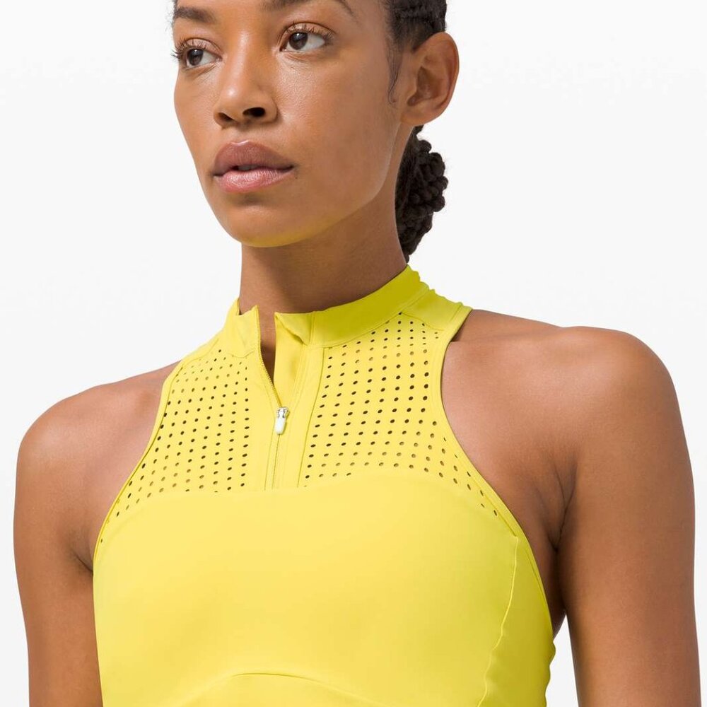 Lululemon Athletica Yellow Sports Bra